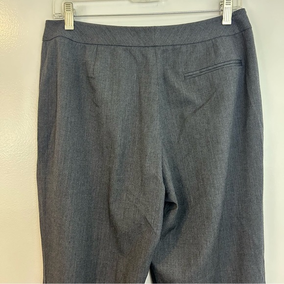 Lafayette 148 Grey Wool Trouser Dress Cropped Ankle Pants Size 8 - Picture 4 of 10